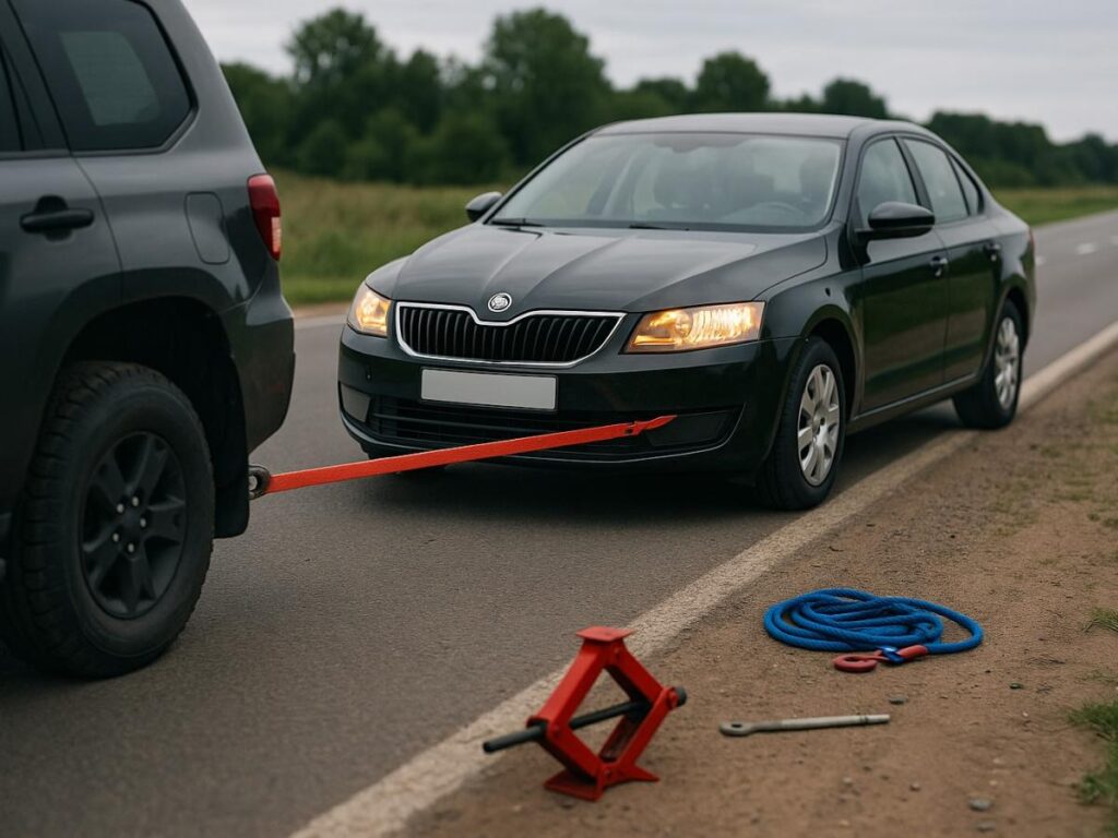 можно ли буксировать автомобиль начинающему водителю